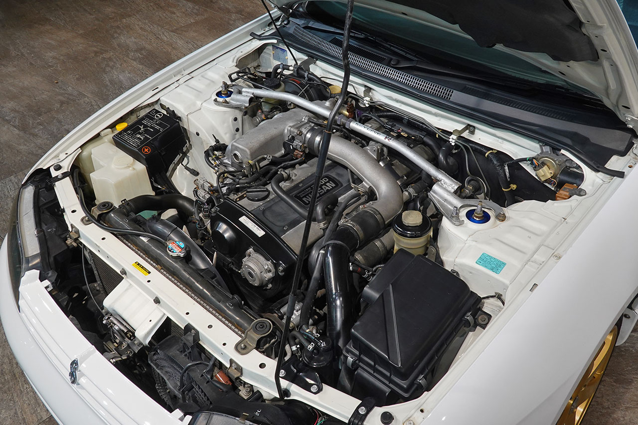 1996 Nissan SKYLINE COUPE ECR33 R33 Skyline GTS25t Type M, Aftermarket 17 Inch Wheels, KTS Height Adjustable Coilovers