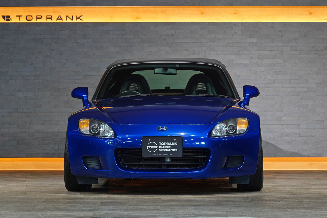 2001 Honda S2000 AP1 S2000, Spoon Monocoque Front Calipers, Spoon SHOWA Coilovers, Desmond 16 Inch Wheels