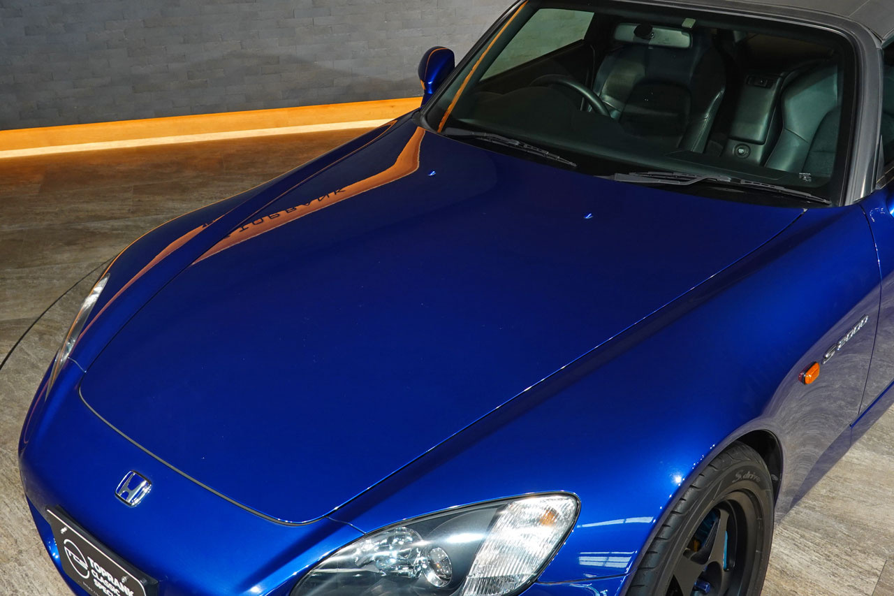 2001 Honda S2000 AP1 S2000, Spoon Monocoque Front Calipers, Spoon SHOWA Coilovers, Desmond 16 Inch Wheels