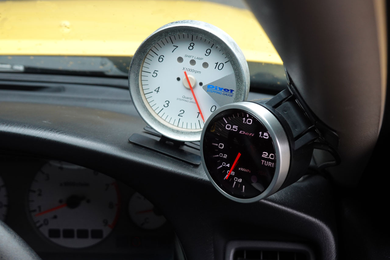 1998 Nissan STAGEA WGNC34 Stagea 25t RS Four, BLITZ Air Cleaner , BLITZ Muffler  TRUST Intercooler  TRUST Oil Cooler