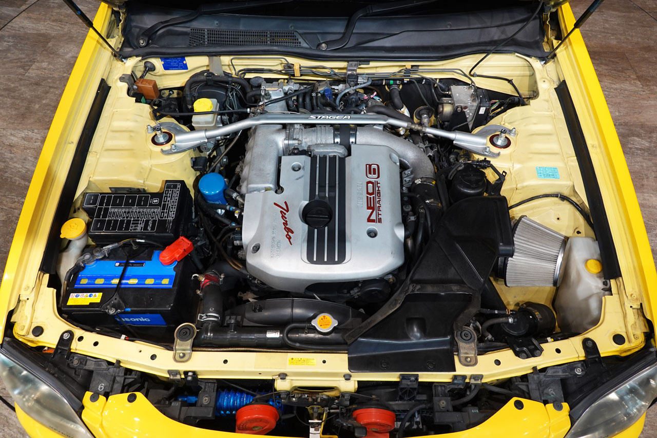 1998 Nissan STAGEA WGNC34 Stagea 25t RS Four, BLITZ Air Cleaner , BLITZ Muffler  TRUST Intercooler  TRUST Oil Cooler