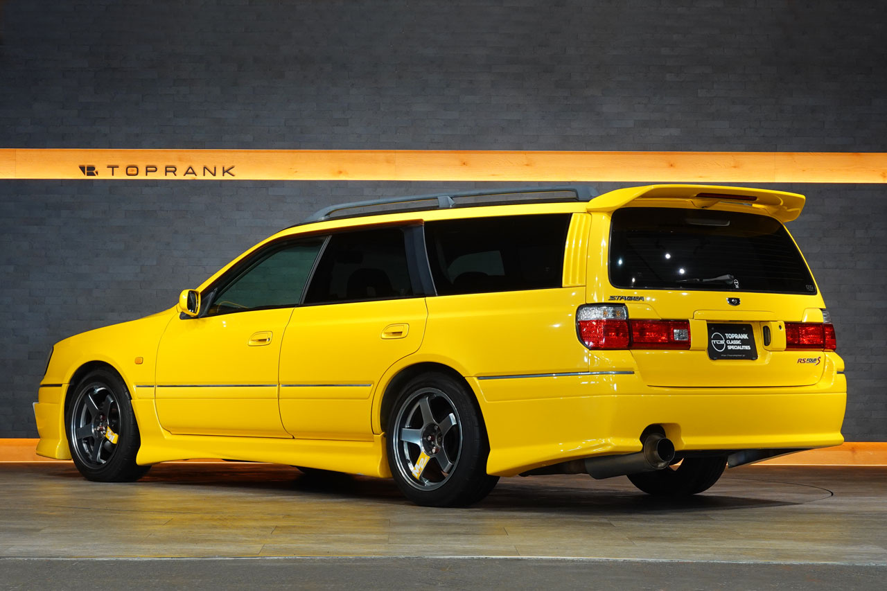 1998 Nissan STAGEA WGNC34 Stagea 25t RS Four, BLITZ Air Cleaner , BLITZ Muffler  TRUST Intercooler  TRUST Oil Cooler