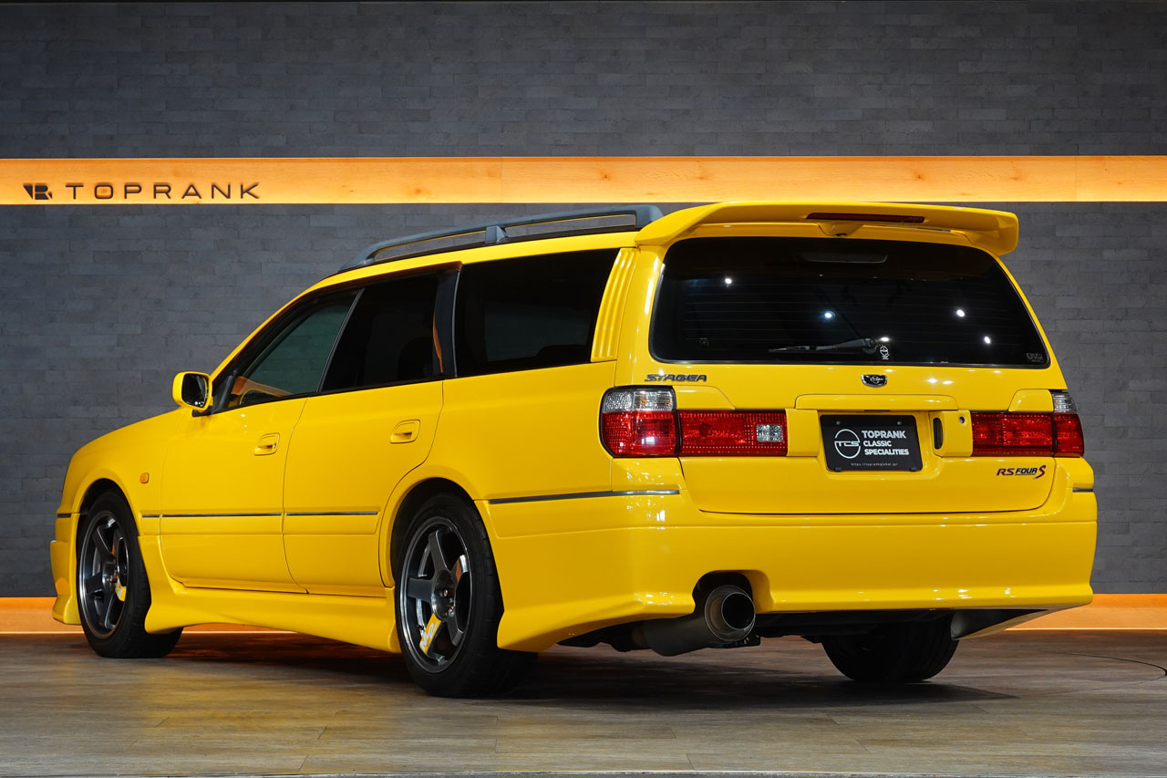 1998 Nissan STAGEA WGNC34 Stagea 25t RS Four, BLITZ Air Cleaner , BLITZ Muffler  TRUST Intercooler  TRUST Oil Cooler