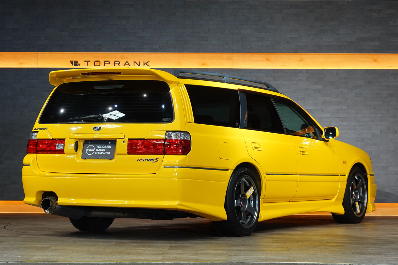 1998 Nissan STAGEA WGNC34 Stagea 25t RS Four, BLITZ Air Cleaner , BLITZ Muffler  TRUST Intercooler  TRUST Oil Cooler