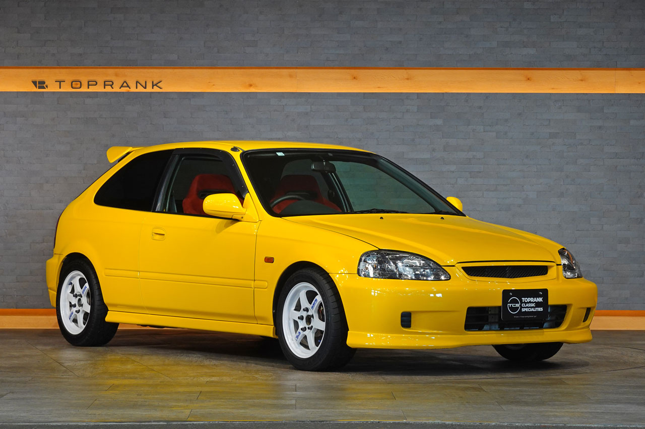 1999 Honda CIVIC TYPE R EK9 Civic Type-R, Factory Red Recaro Seats, ZEROFIGHTER Exhaust Manifold/Muffler