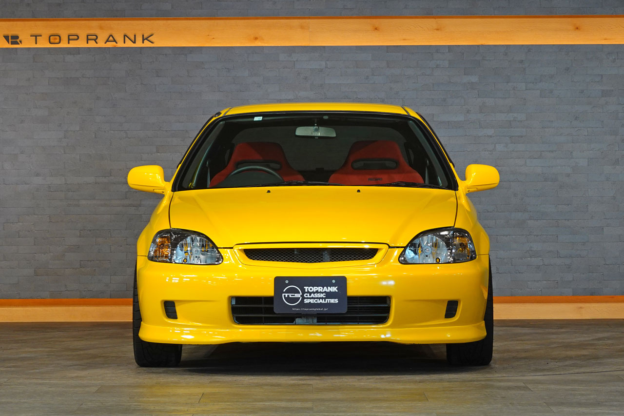 1999 Honda CIVIC TYPE R EK9 Civic Type-R, Factory Red Recaro Seats, ZEROFIGHTER Exhaust Manifold/Muffler