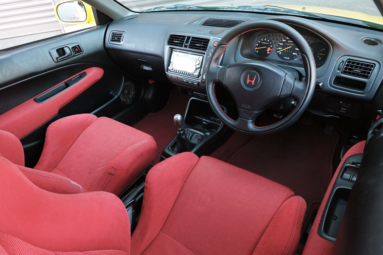 1999 Honda CIVIC TYPE R EK9 Civic Type-R, Factory Red Recaro Seats, ZEROFIGHTER Exhaust Manifold/Muffler