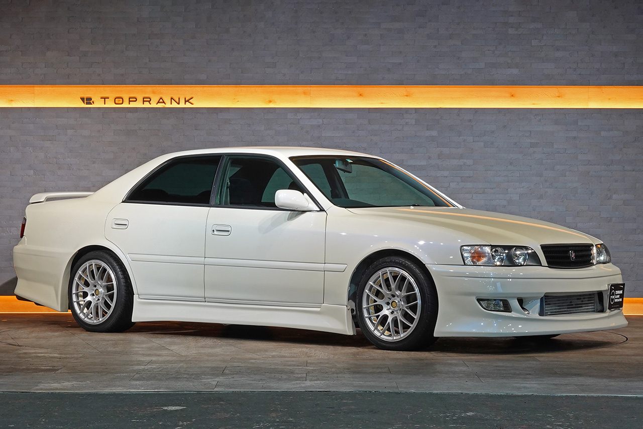 1998 Toyota CHASER JZX100 Chaser Tourer V, Aftermarket Aero, HKS Air Cleaner, BLITZ Intercooler