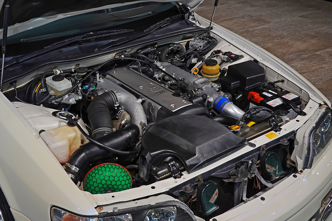 1998 Toyota CHASER JZX100 Chaser Tourer V, Aftermarket Aero, HKS Air Cleaner, BLITZ Intercooler