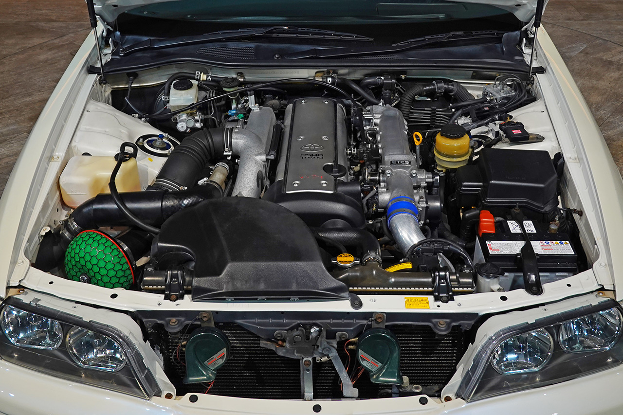 1998 Toyota CHASER JZX100 Chaser Tourer V, Aftermarket Aero, HKS Air Cleaner, BLITZ Intercooler