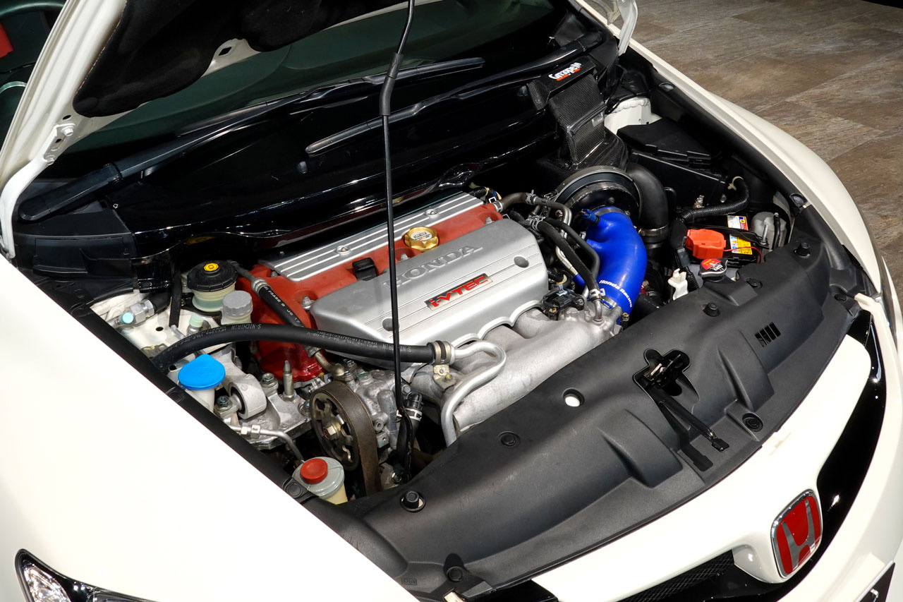 2010 Honda CIVIC TYPE R FD2 Civic Type-R, MUGEN One-Make Race ECM& Front Under Spoiler & Front Sports Grille, INGS GT WING