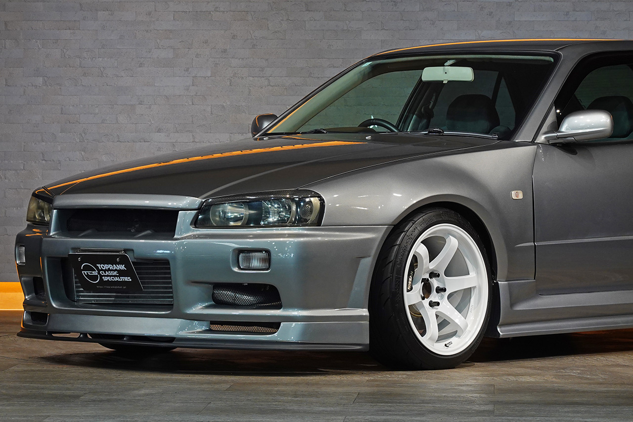 2001 Nissan SKYLINE ER34 Skyline 25GT-T, URAS body kit, HKS Height Adjustable Coilovers
