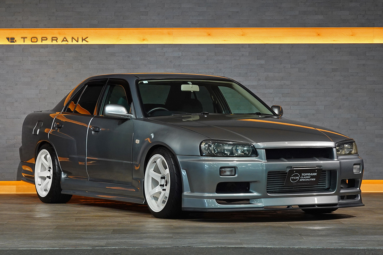 2001 Nissan SKYLINE ER34 Skyline 25GT-T, URAS body kit, HKS Height Adjustable Coilovers