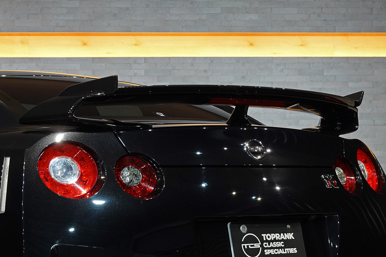 2012 Nissan GT-R R35 GT-R BLACK EDITION, Nismo Aero Parts, Add-on Rear Spoiler, RAYS TE37 Saga S-Plus 20 Inch Wheels