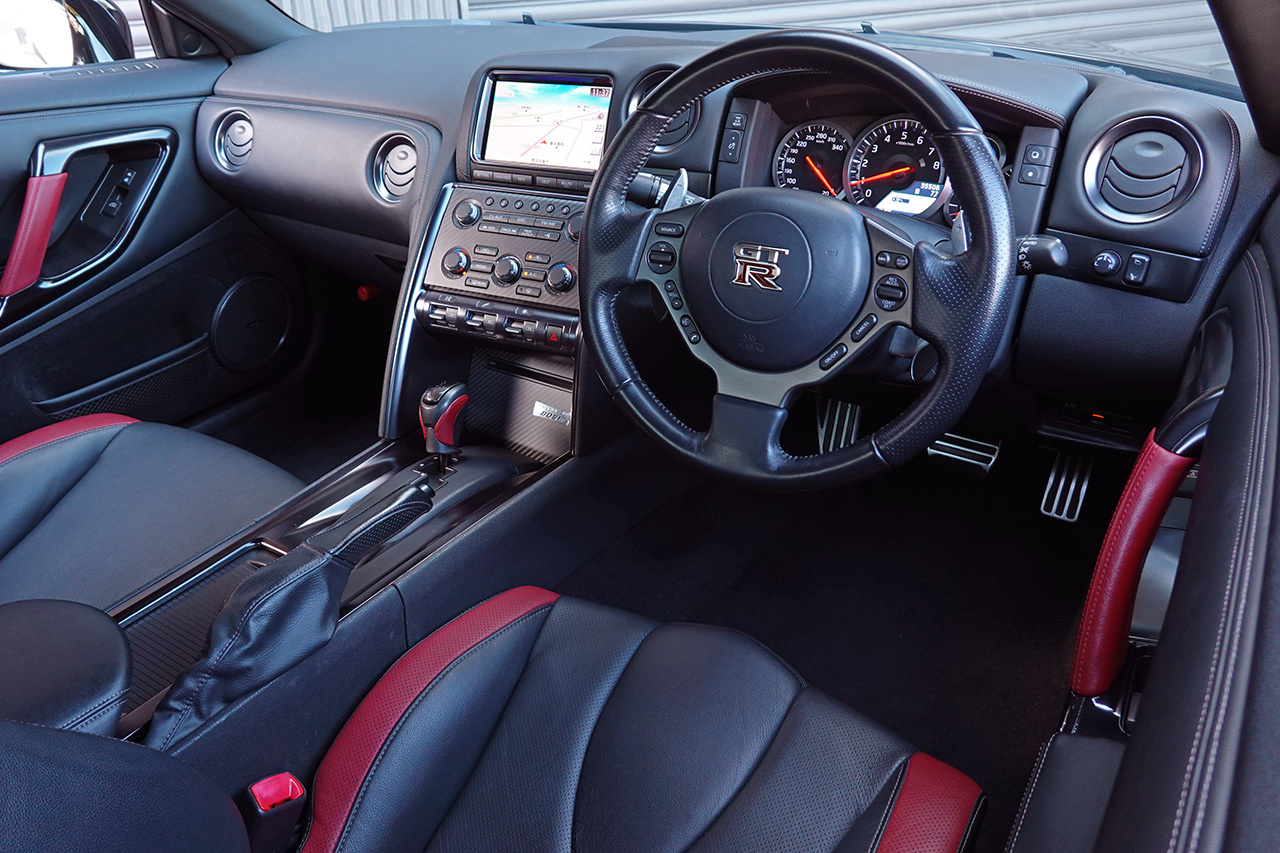 2012 Nissan GT-R R35 GT-R BLACK EDITION, Nismo Aero Parts, Add-on Rear Spoiler, RAYS TE37 Saga S-Plus 20 Inch Wheels