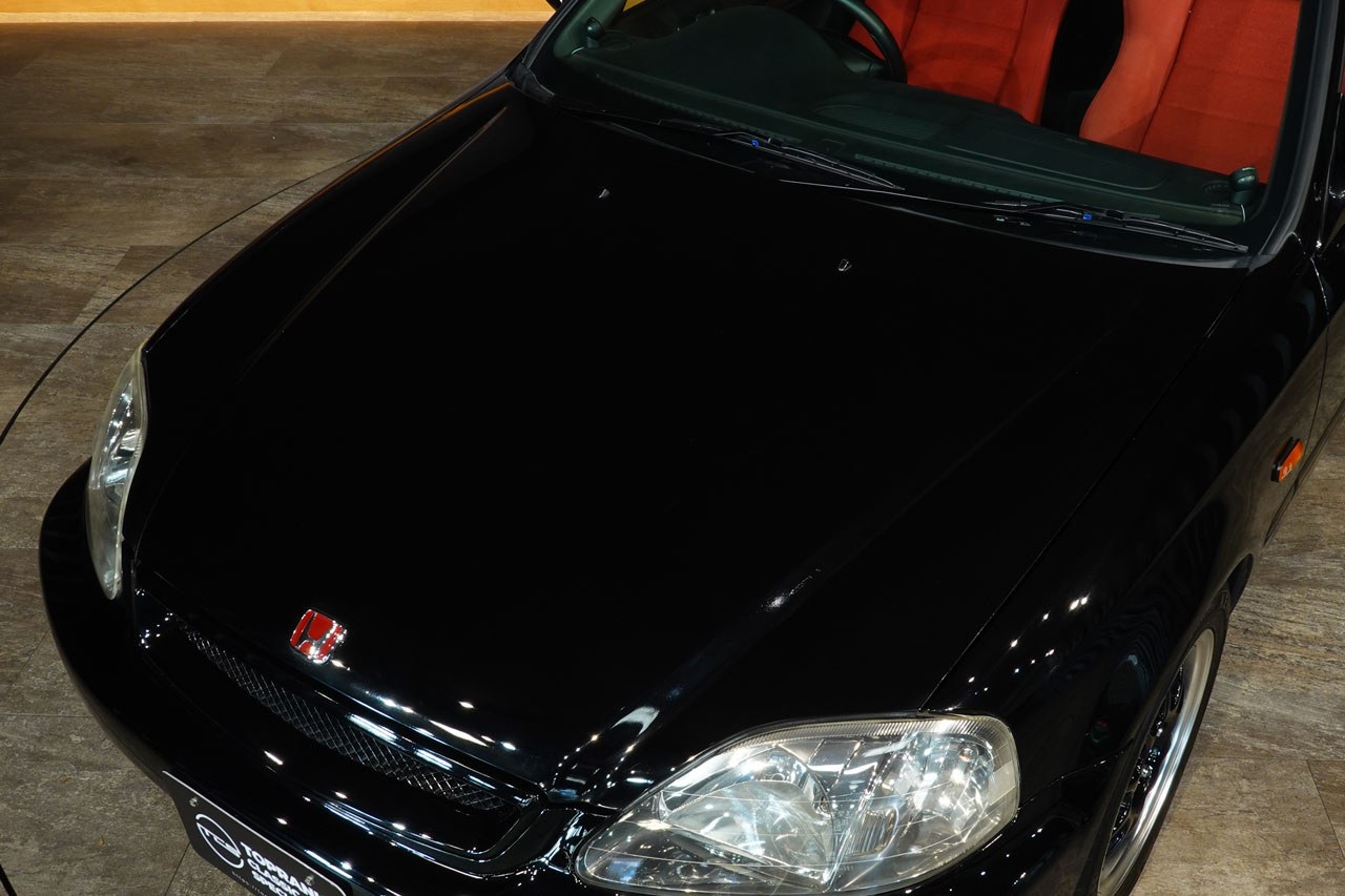 2000 Honda CIVIC TYPE R EK9 Civic Type-R, Factory Black Exterior Color-NH592P-, Enkei 15 Inch Wheels, Aftermarket Coilovers