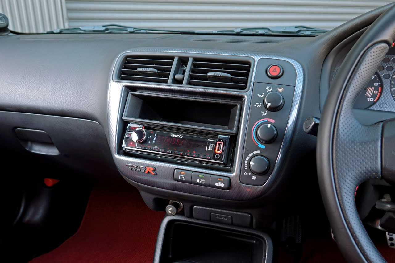 2000 Honda CIVIC TYPE R EK9 Civic Type-R, Factory Black Exterior Color-NH592P-, Enkei 15 Inch Wheels, Aftermarket Coilovers