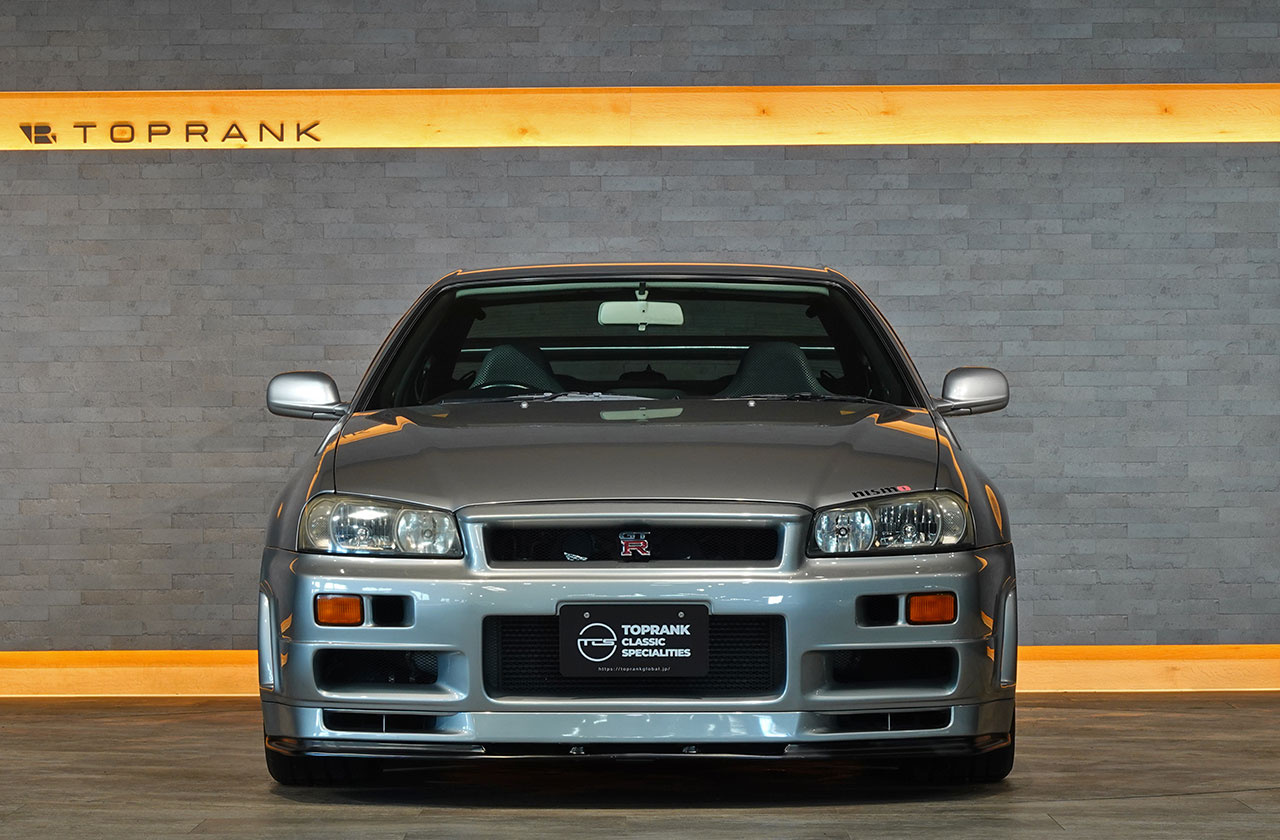 1999 Nissan SKYLINE GT-R BNR34 R34 Skyline GT-R, NISMO S-Tune Front Bumper, Side Skirts, Rear Spats, NISMO LMGT4 Wheels