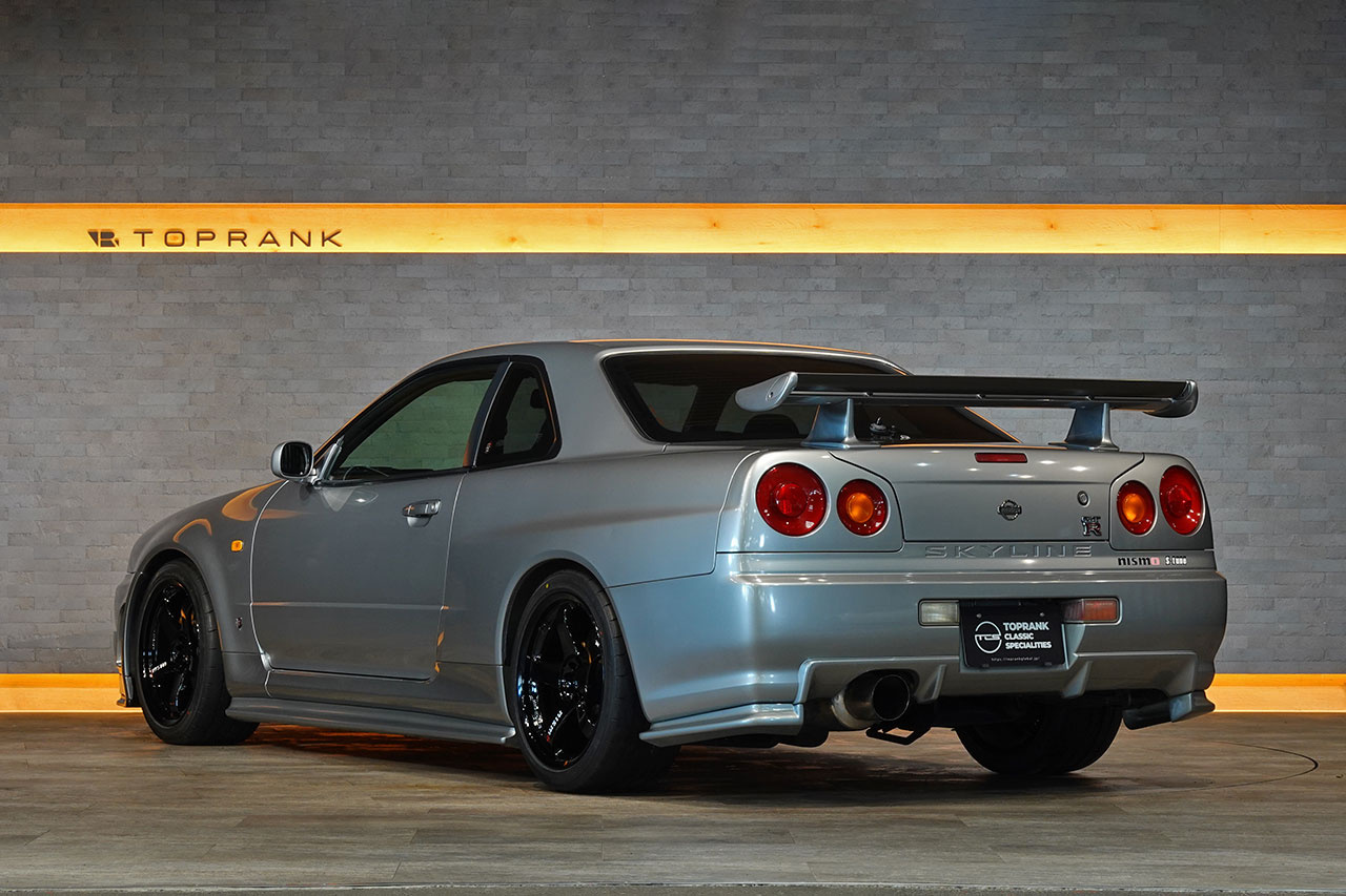 1999 Nissan SKYLINE GT-R BNR34 R34 Skyline GT-R, NISMO S-Tune Front Bumper, Side Skirts, Rear Spats, NISMO LMGT4 Wheels