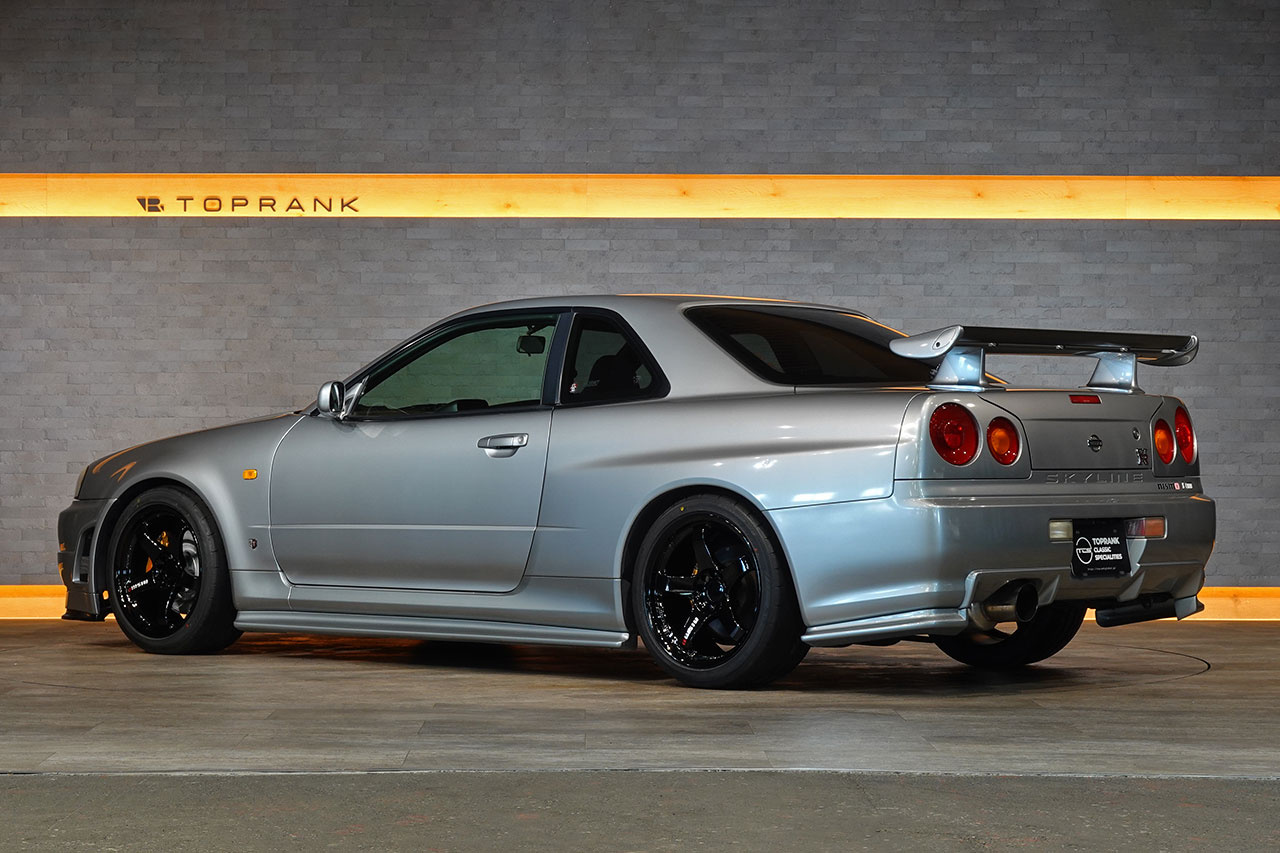 1999 Nissan SKYLINE GT-R BNR34 R34 Skyline GT-R, NISMO S-Tune Front Bumper, Side Skirts, Rear Spats, NISMO LMGT4 Wheels