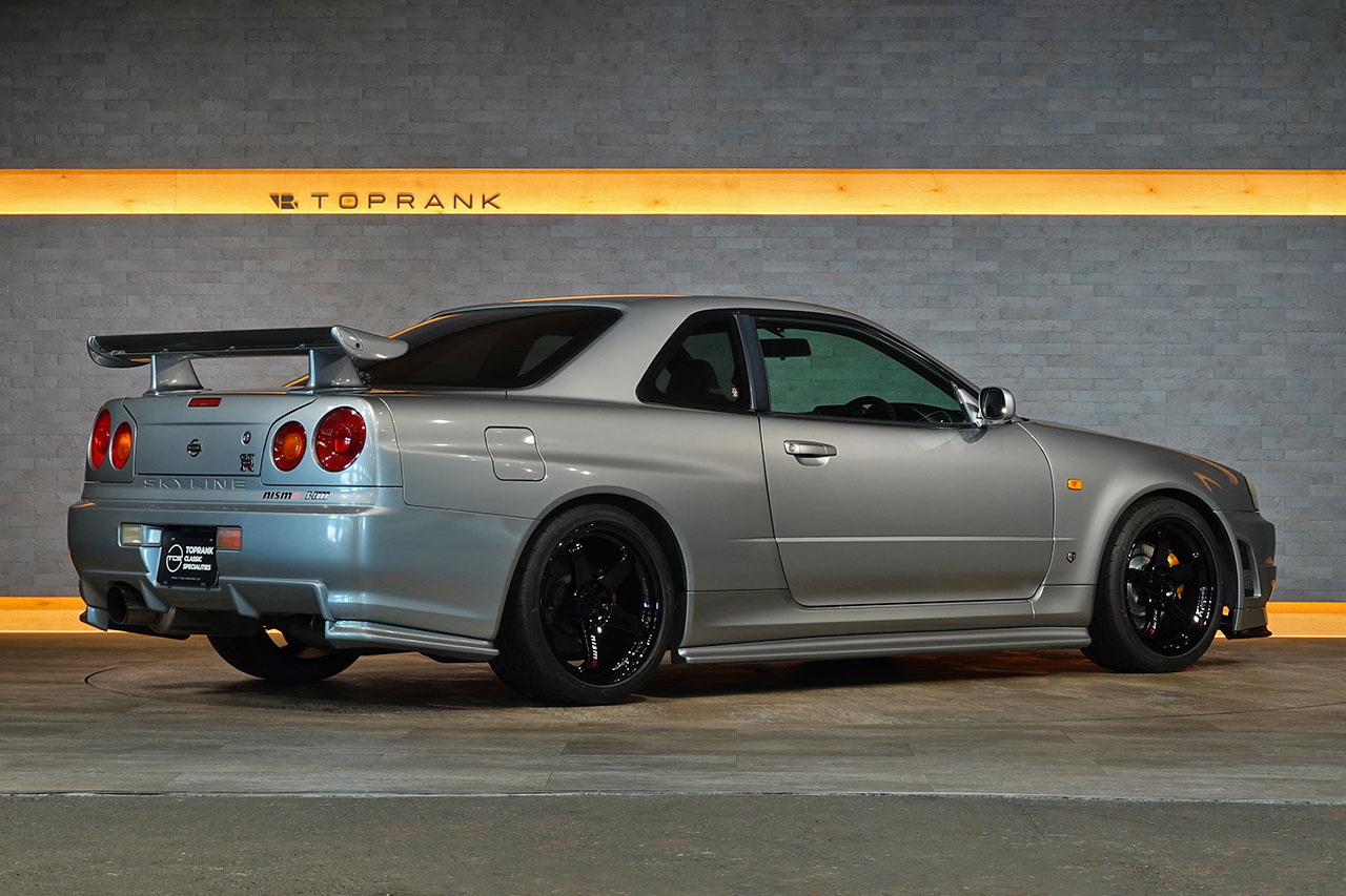 1999 Nissan SKYLINE GT-R BNR34 R34 Skyline GT-R, NISMO S-Tune Front Bumper, Side Skirts, Rear Spats, NISMO LMGT4 Wheels