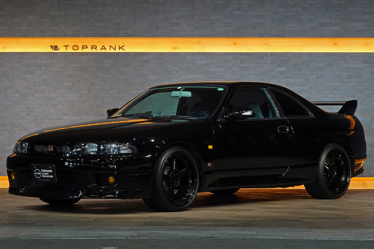 1995 Nissan SKYLINE GT-R BCNR33 R33 Skyline GT-R, HKS Muffler, NISMO LMGT4 Wheels
