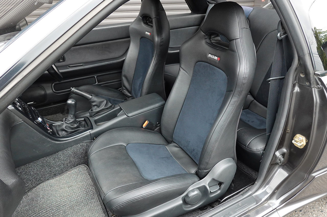 1990 Nissan SKYLINE GT-R BNR32 R32 Skyline GT-R, NISMO Seat Covers, N1 Style Headlights, NISMO Old Logo Tower Bar