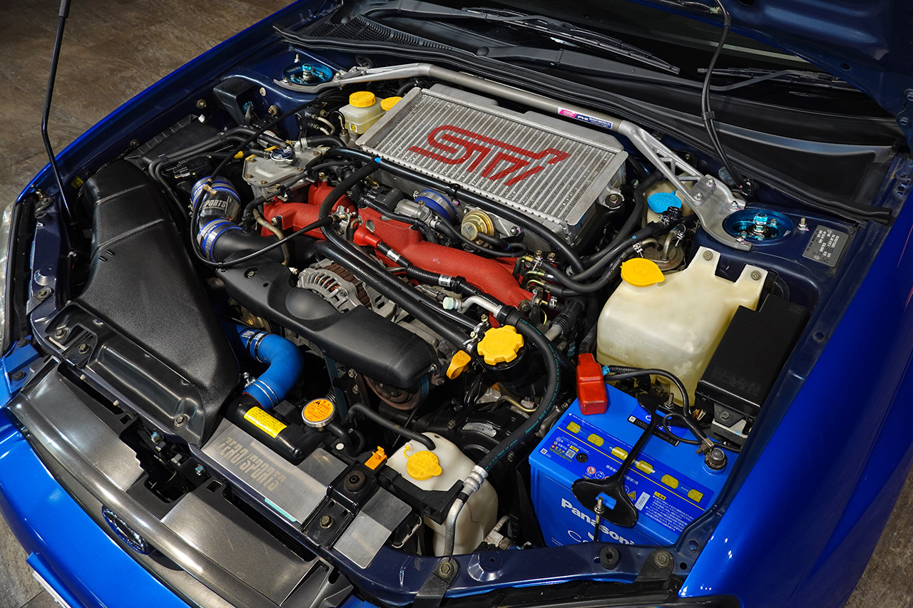 2004 Subaru IMPREZA STI GDB Impreza WRX STi, Applied Model E, STi FRONT UNDER SKIRT, STi Genome Meters