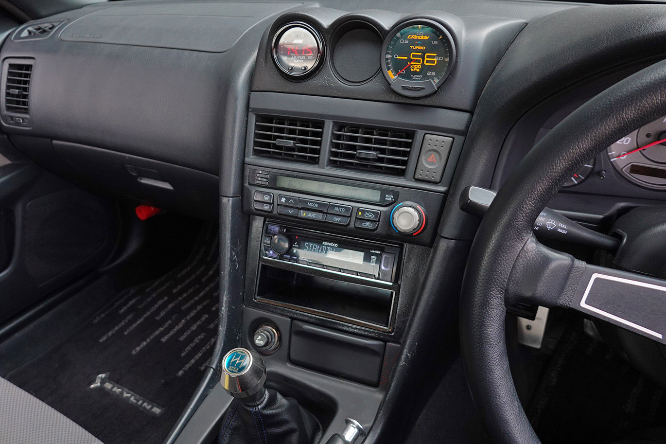 1998 Nissan SKYLINE COUPE ER34 R34 Skyline 25GT-T, Factory Active Red-AR2-, R34 Skylne GT-R Style Aero, HKS Turbo