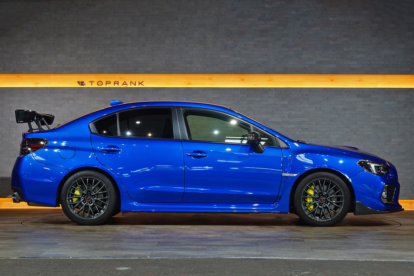 2019 Subaru WRX STI VAB WRX STi TC380, Serial Number 50/50, WR Blue Pearl, STI Dry Carbon Rear Spoiler