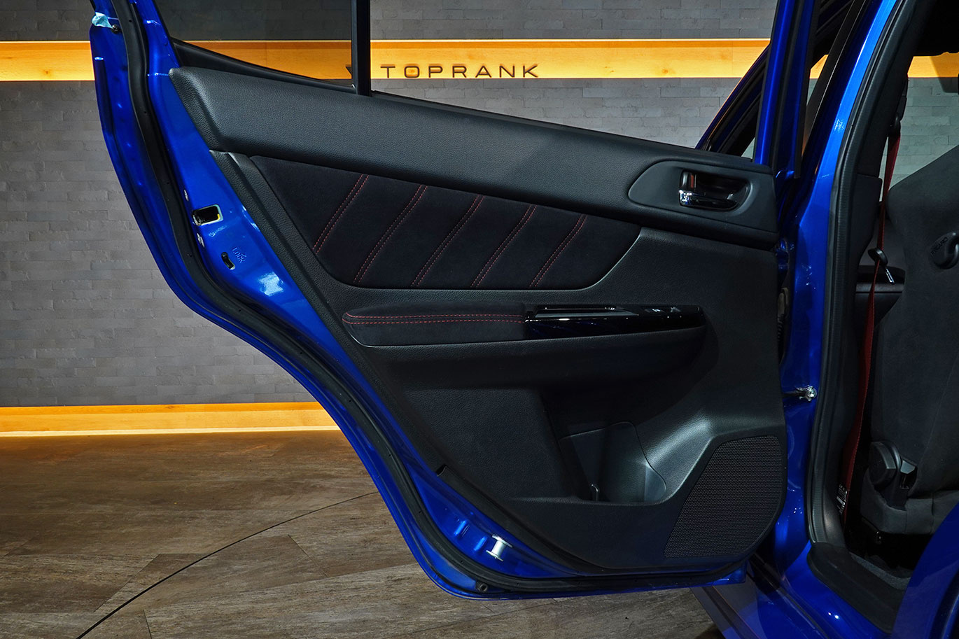 2019 Subaru WRX STI VAB WRX STi TC380, Serial Number 50/50, WR Blue Pearl, STI Dry Carbon Rear Spoiler
