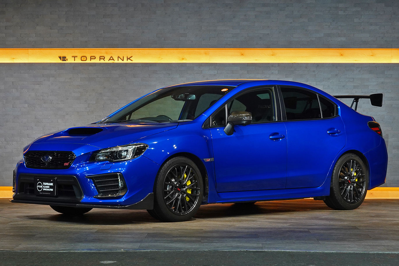 2019 Subaru WRX STI VAB WRX STi TC380, Serial Number 50/50, WR Blue Pearl, STI Dry Carbon Rear Spoiler