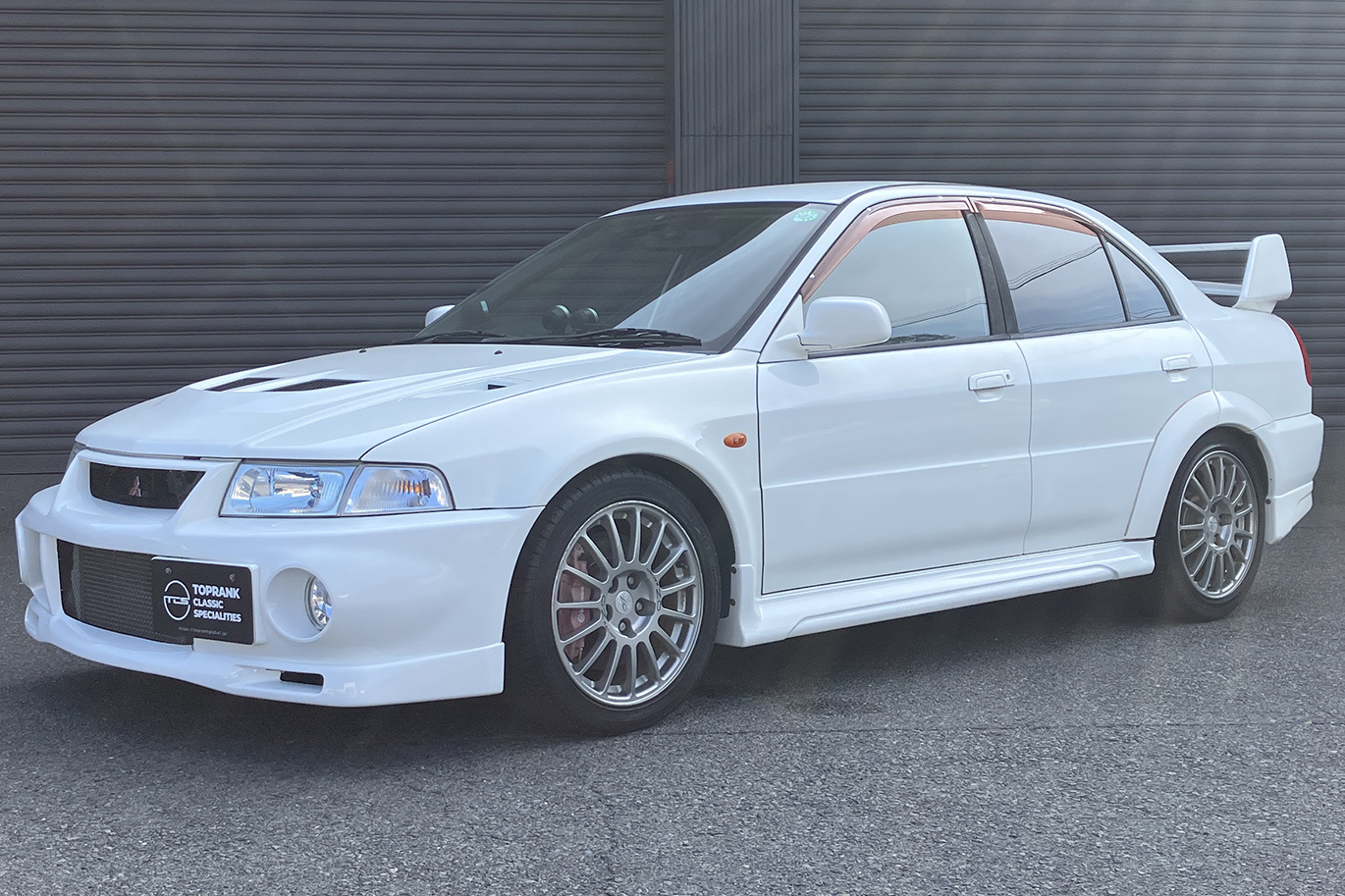 1999 Mitsubishi LANCER EVOLUTION CP9A Lancer GSR Evolution VI, Scotia White -W83-, Defi Gauges, Factory Reacaro Seats,