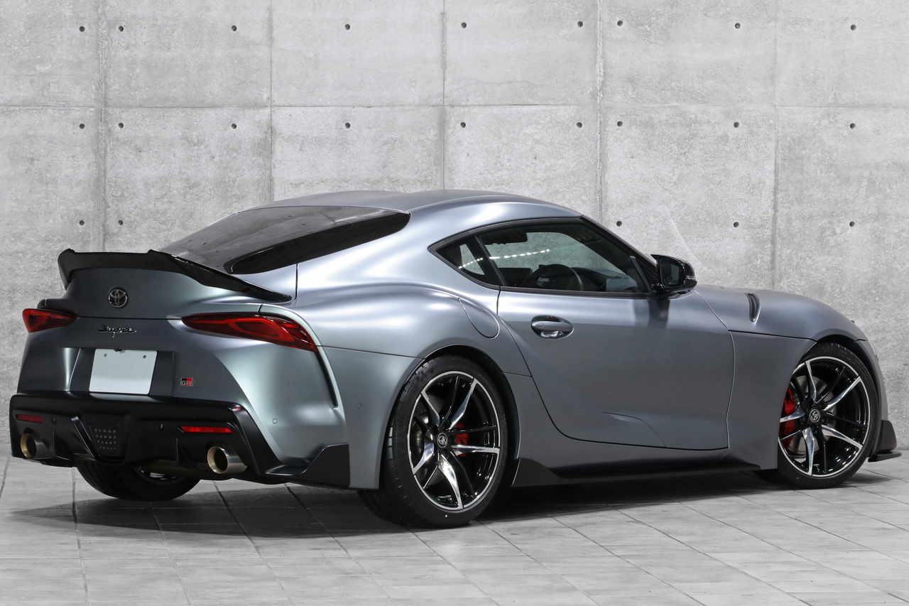 2020 Toyota SUPRA RZ Limited-edition color (Matte Storm Grey), HKS Carbon Racing Suction