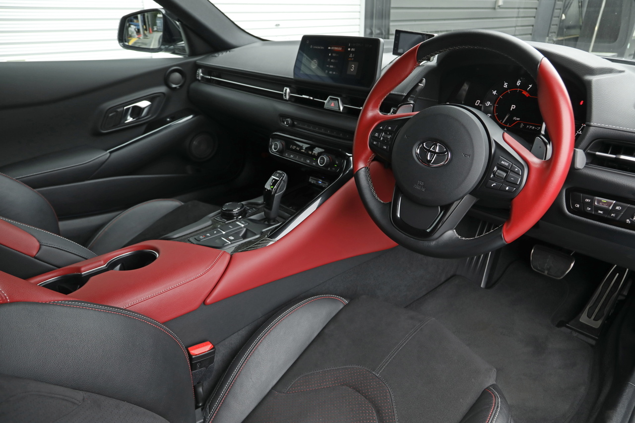 2020 Toyota SUPRA RZ Limited-edition color (Matte Storm Grey), HKS Carbon Racing Suction