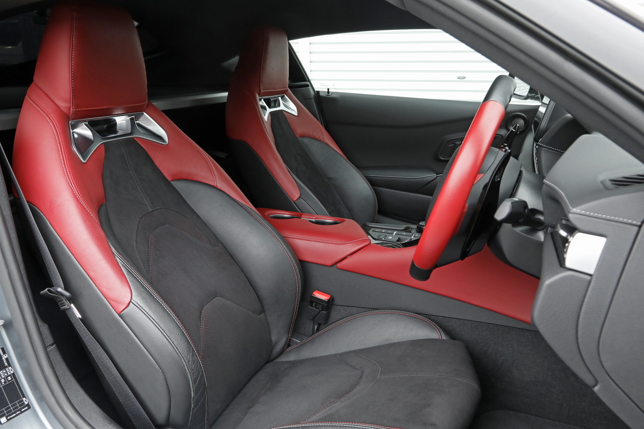2020 Toyota SUPRA RZ Limited-edition color (Matte Storm Grey), HKS Carbon Racing Suction
