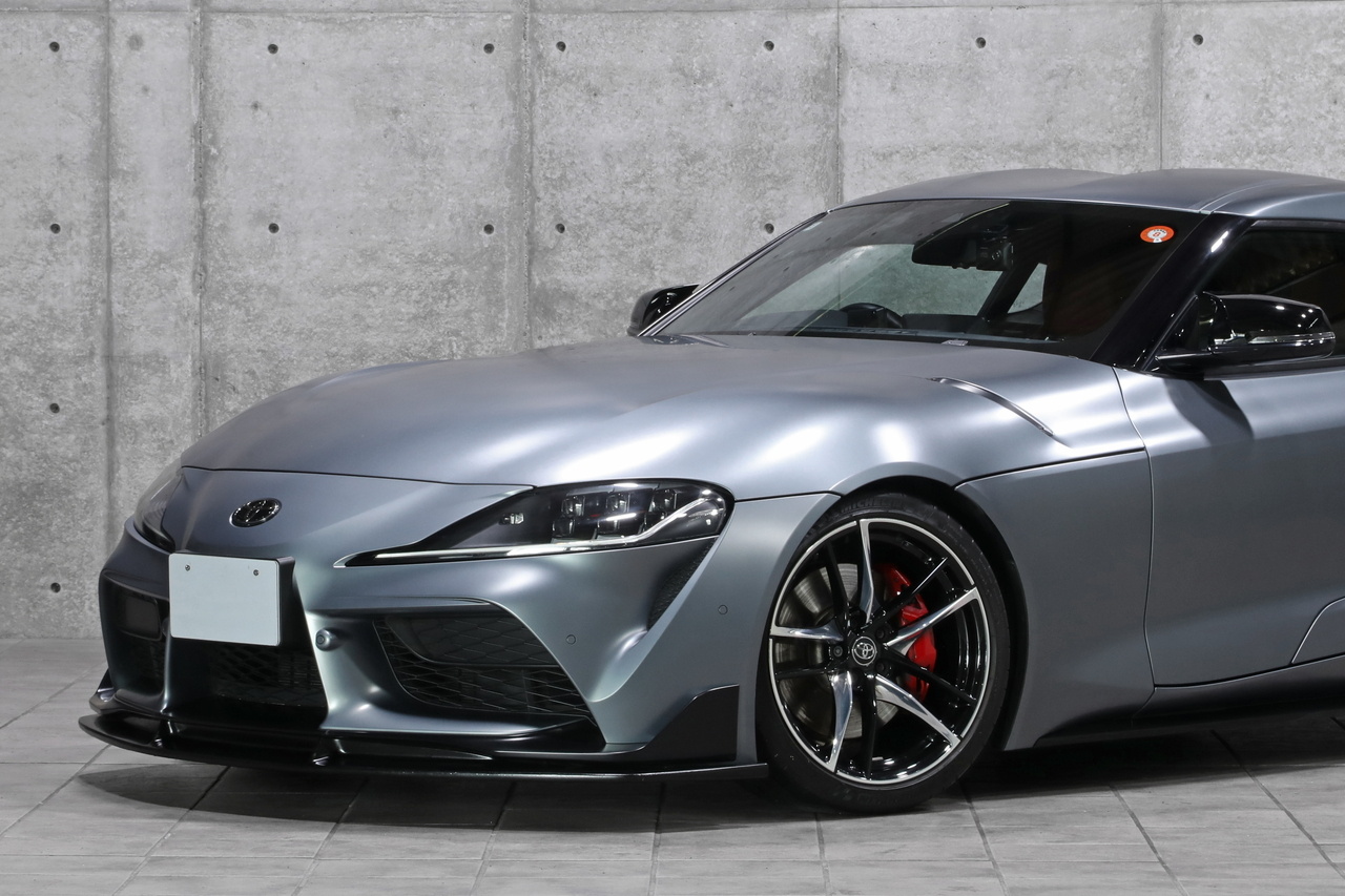 2020 Toyota SUPRA RZ Limited-edition color (Matte Storm Grey), HKS Carbon Racing Suction