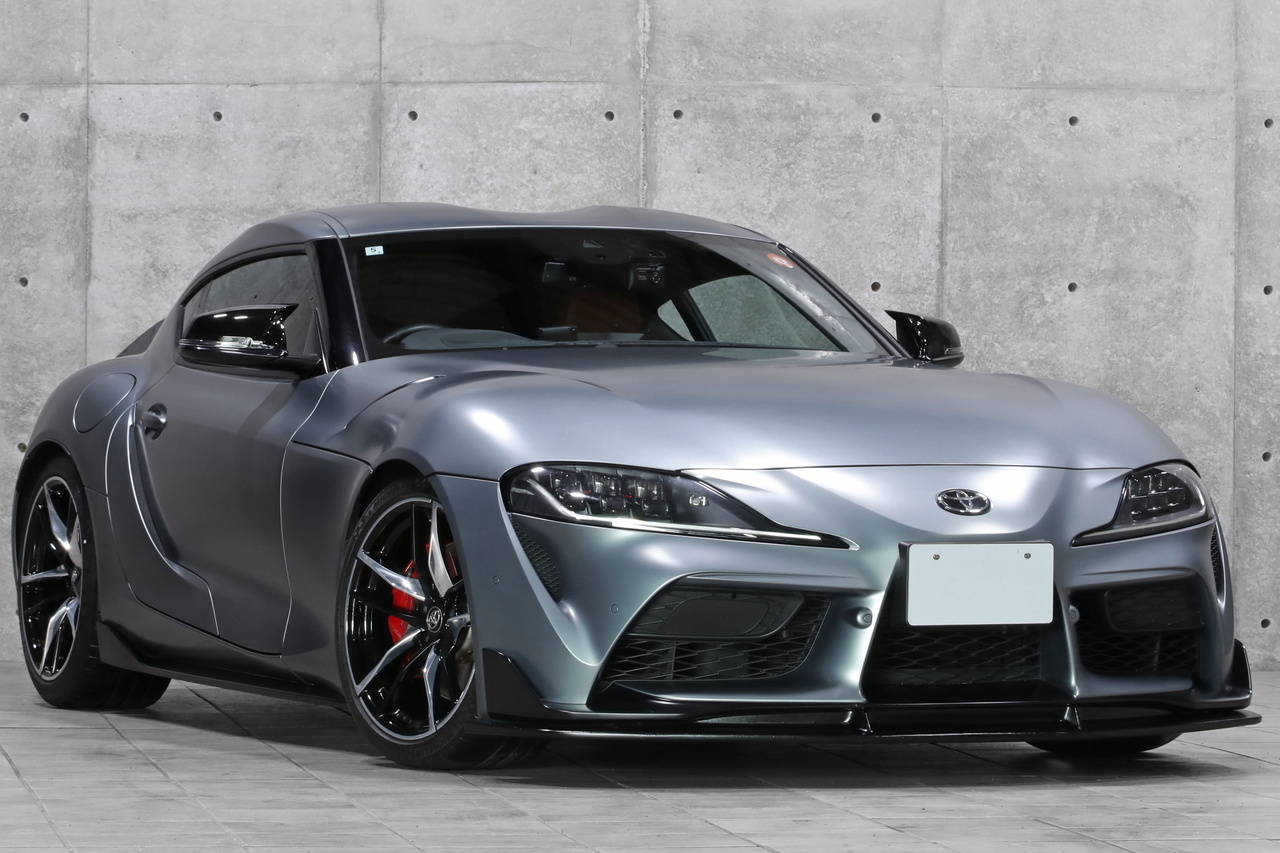 2020 Toyota SUPRA RZ Limited-edition color (Matte Storm Grey), HKS Carbon Racing Suction