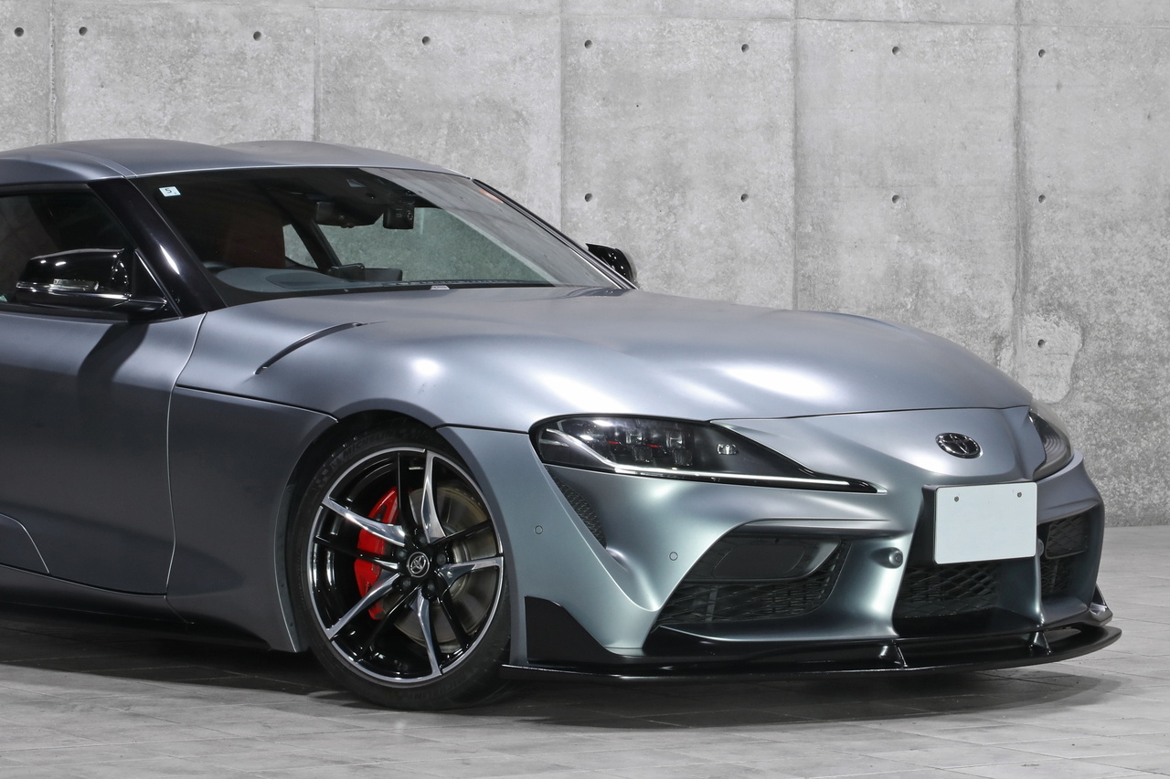 2020 Toyota SUPRA RZ Limited-edition color (Matte Storm Grey), HKS Carbon Racing Suction