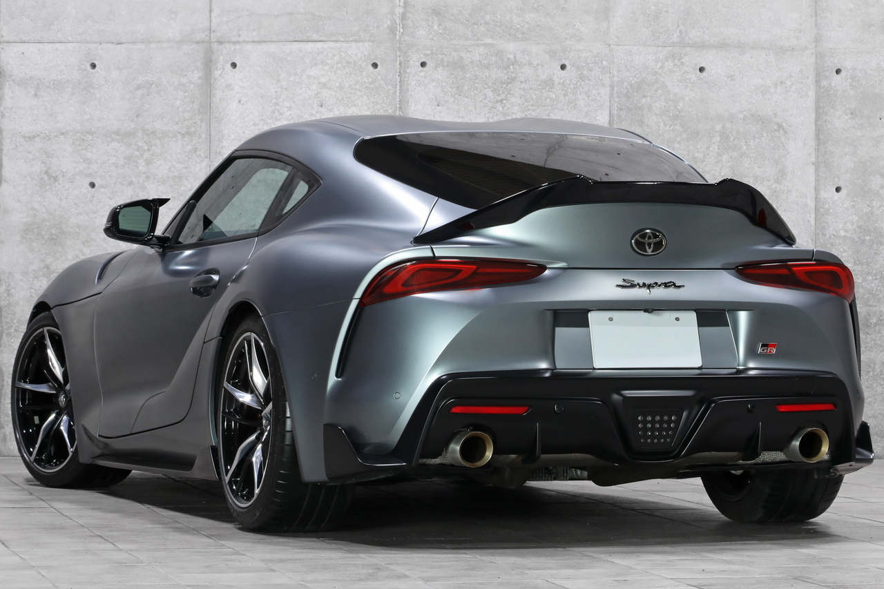 2020 Toyota SUPRA RZ Limited-edition color (Matte Storm Grey), HKS Carbon Racing Suction