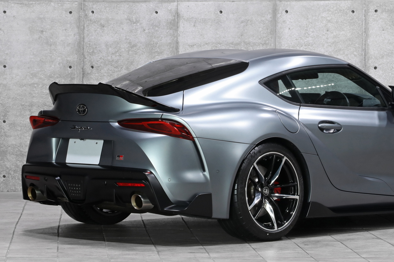 2020 Toyota SUPRA RZ Limited-edition color (Matte Storm Grey), HKS Carbon Racing Suction