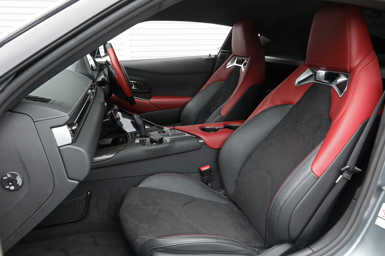 2020 Toyota SUPRA RZ Limited-edition color (Matte Storm Grey), HKS Carbon Racing Suction
