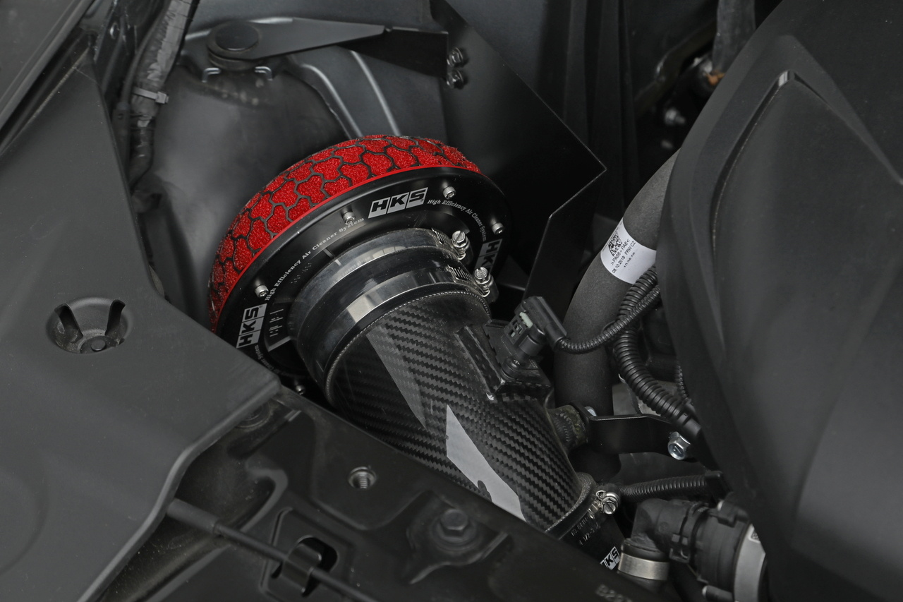 2020 Toyota SUPRA RZ Limited-edition color (Matte Storm Grey), HKS Carbon Racing Suction