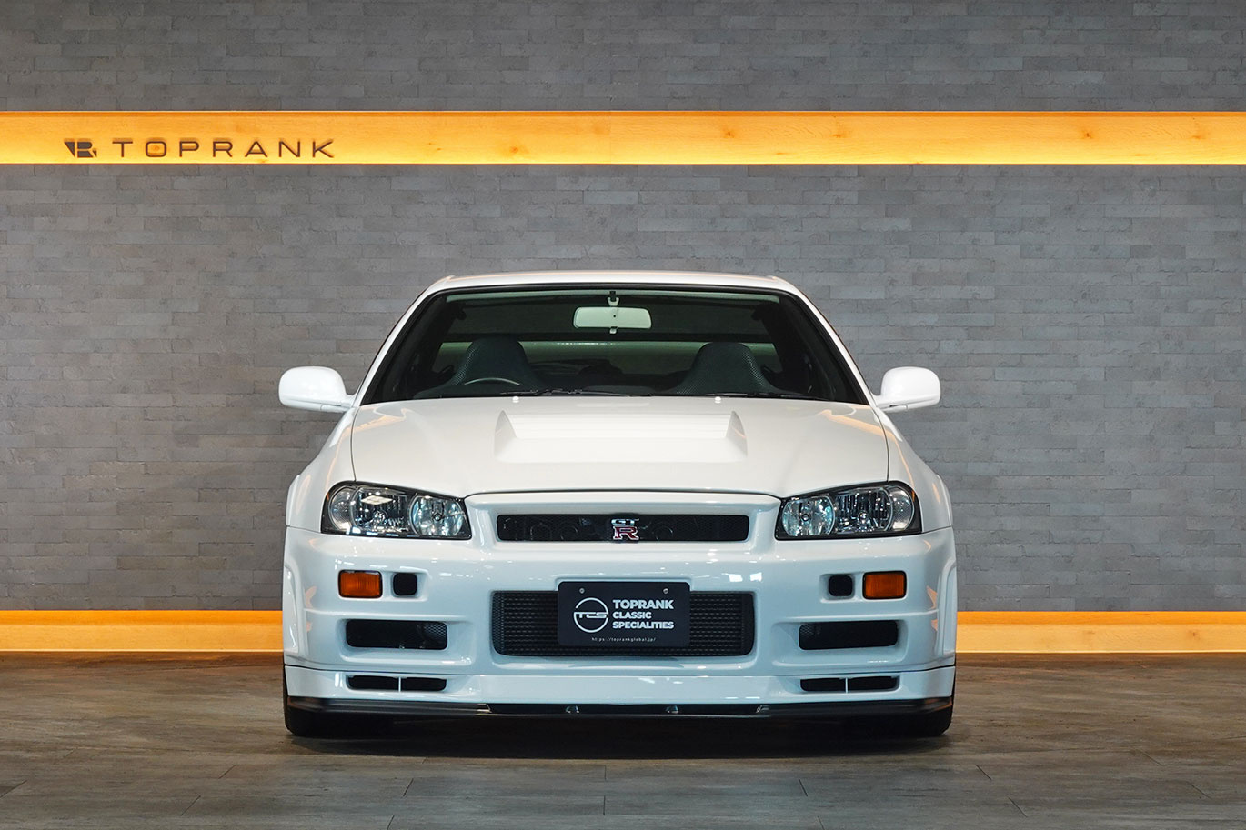 1999 Nissan SKYLINE GT-R R34 BNR34 Skyline GT-R V-SPEC, Nismo R-Tune Dry Carbon Hood, S-Tune Front Bumper, TE37SL 18In Wheels