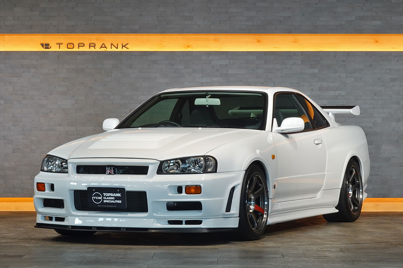 1999 Nissan SKYLINE GT-R R34 BNR34 Skyline GT-R V-SPEC, Nismo R-Tune Dry Carbon Hood, S-Tune Front Bumper, TE37SL 18In Wheels