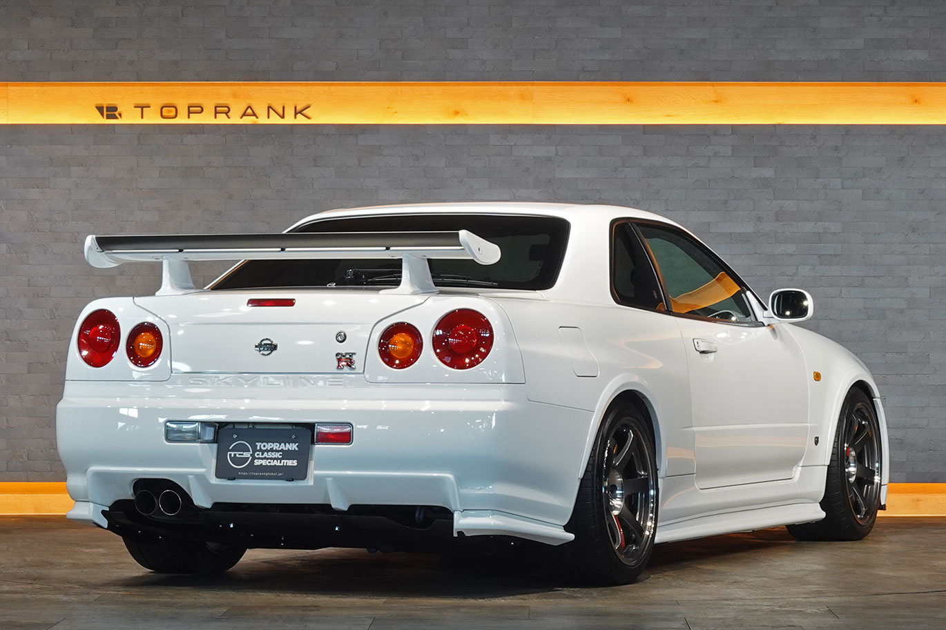 1999 Nissan SKYLINE GT-R R34 BNR34 Skyline GT-R V-SPEC, Nismo R-Tune Dry Carbon Hood, S-Tune Front Bumper, TE37SL 18In Wheels