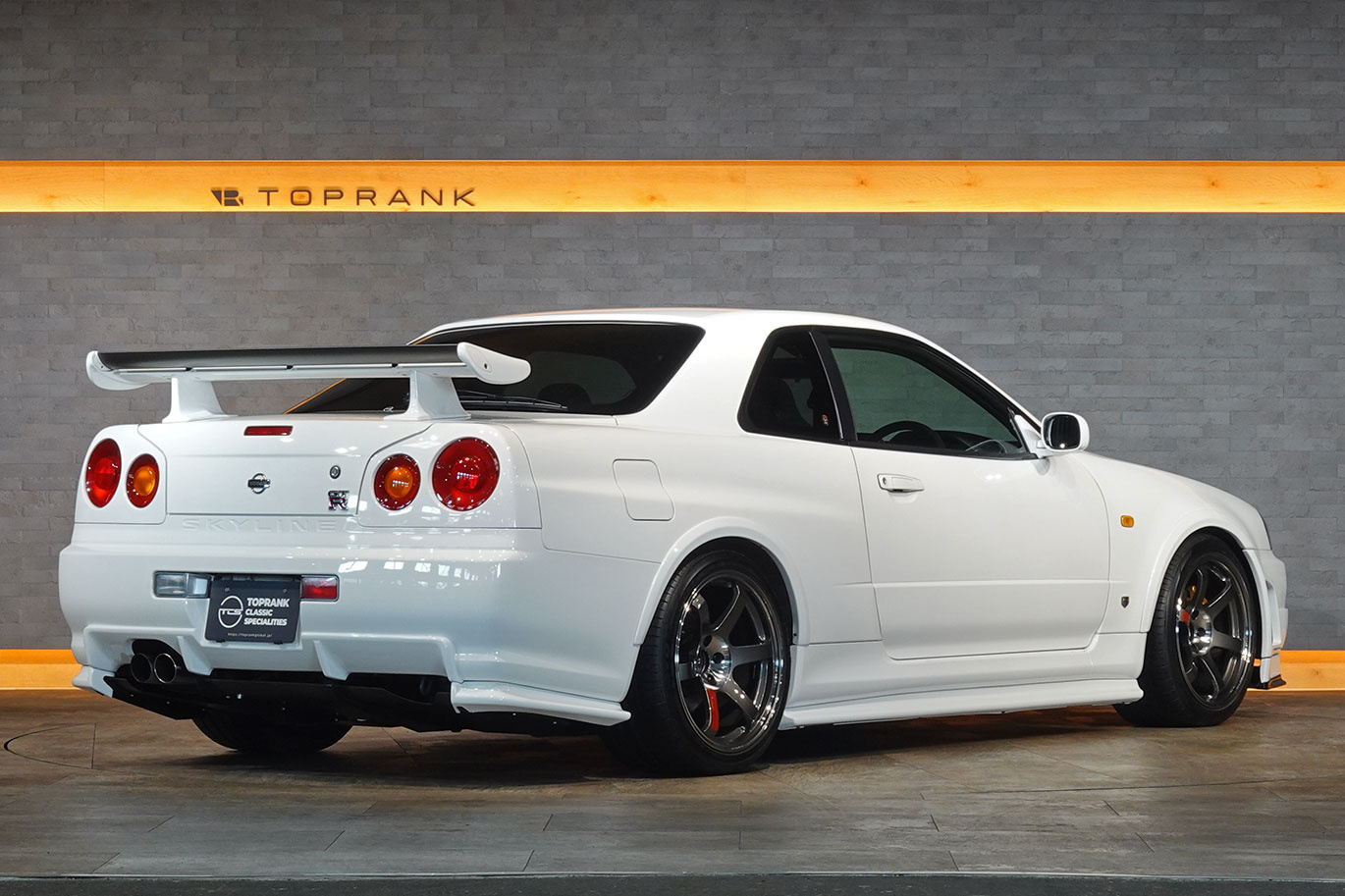 1999 Nissan SKYLINE GT-R R34 BNR34 Skyline GT-R V-SPEC, Nismo R-Tune Dry Carbon Hood, S-Tune Front Bumper, TE37SL 18In Wheels
