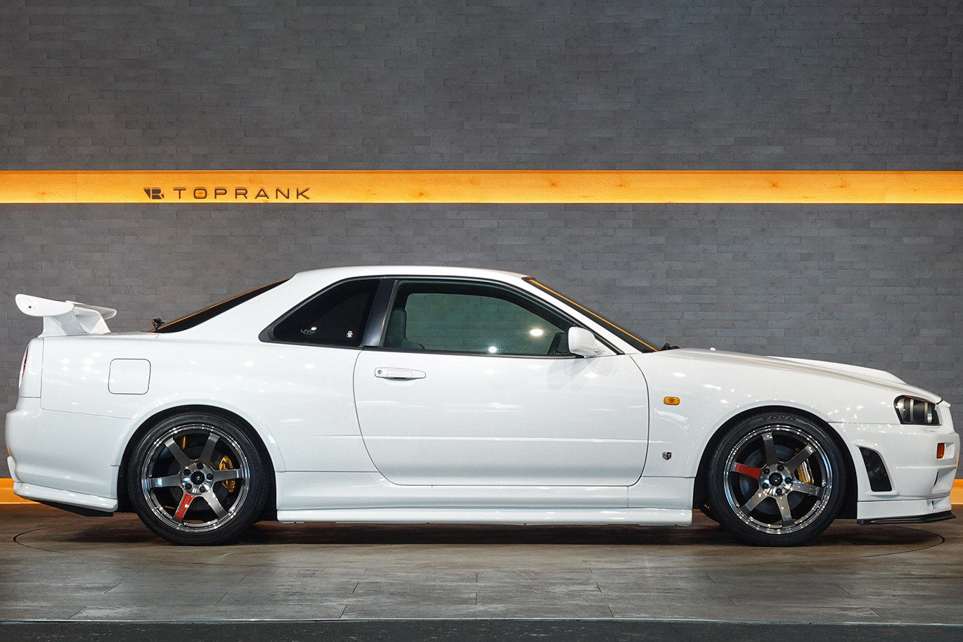 1999 Nissan SKYLINE GT-R R34 BNR34 Skyline GT-R V-SPEC, Nismo R-Tune Dry Carbon Hood, S-Tune Front Bumper, TE37SL 18In Wheels
