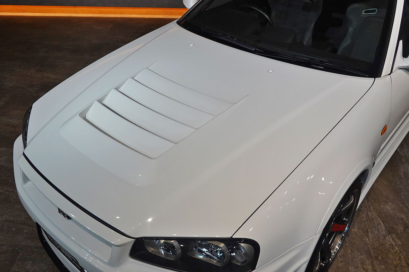 1999 Nissan SKYLINE GT-R R34 BNR34 Skyline GT-R V-SPEC, Nismo R-Tune Dry Carbon Hood, S-Tune Front Bumper, TE37SL 18In Wheels