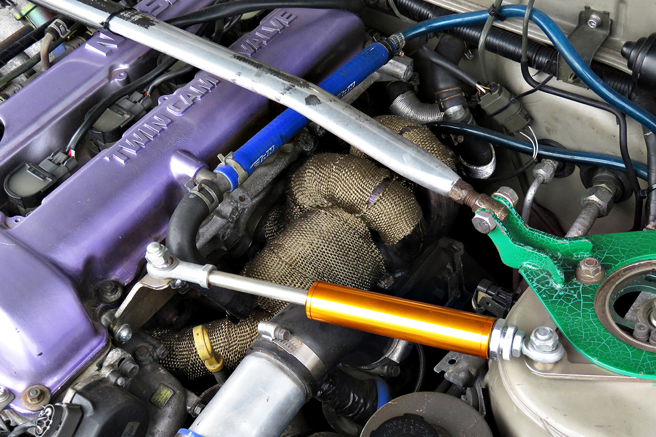 1992 Nissan SILVIA S13 Turbo, Work Emotion wheels,  HPI Intercooler, Aftermarket manifold, Aluminium radiator,  Tein 